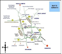 Map to Semenyih
